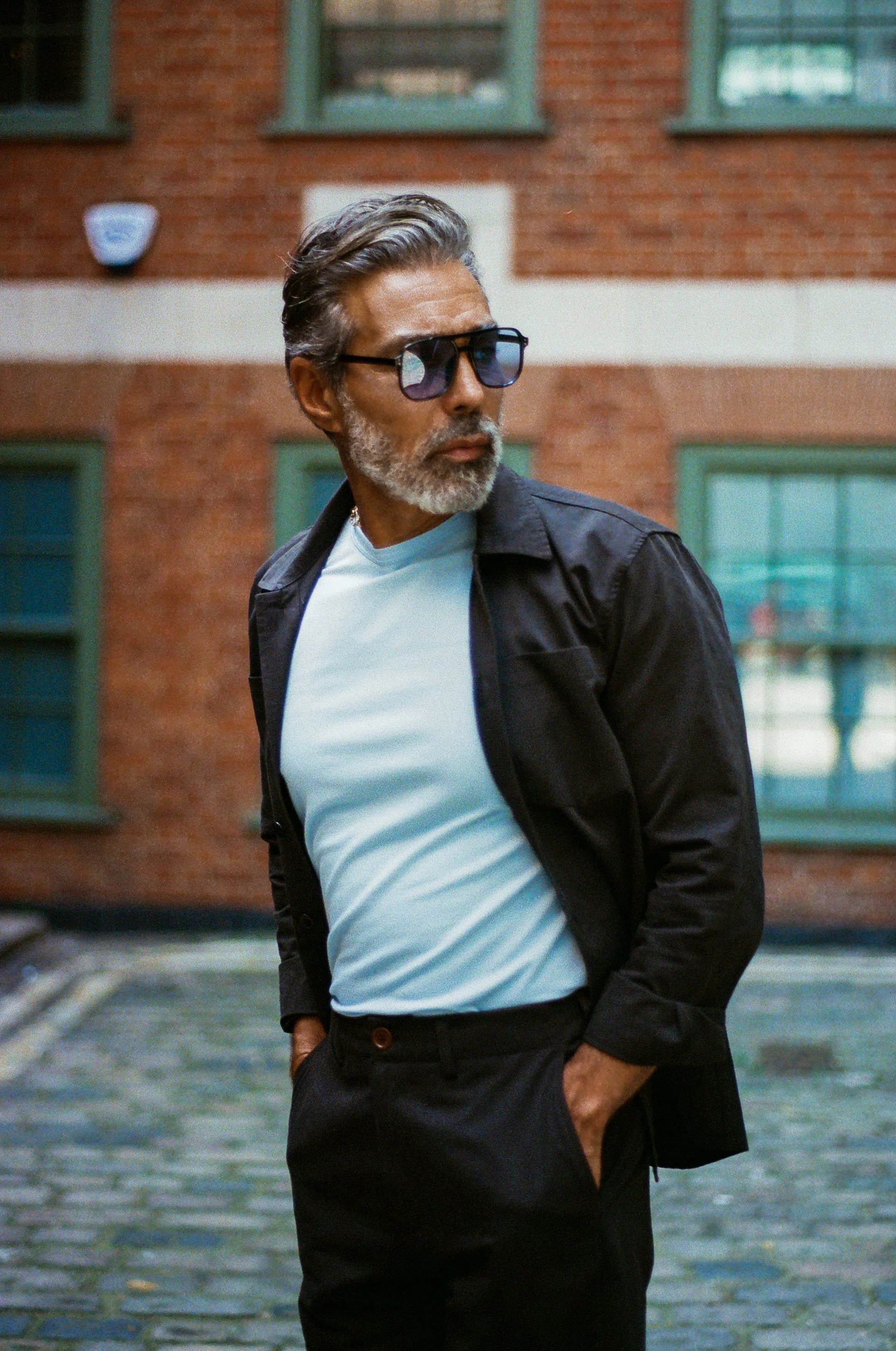 Bart Overshirt - Chocolate Cotton Linen - Image 3