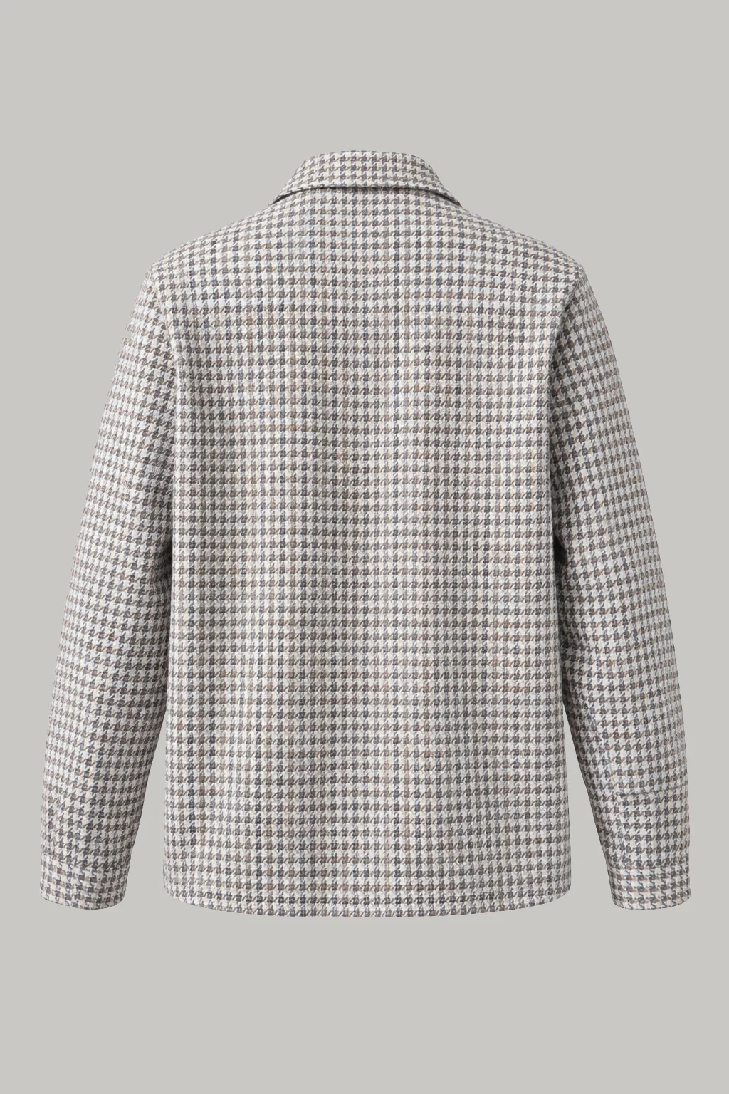 Theydon Overshirt - Sky Blue / Stone Check - Image 2