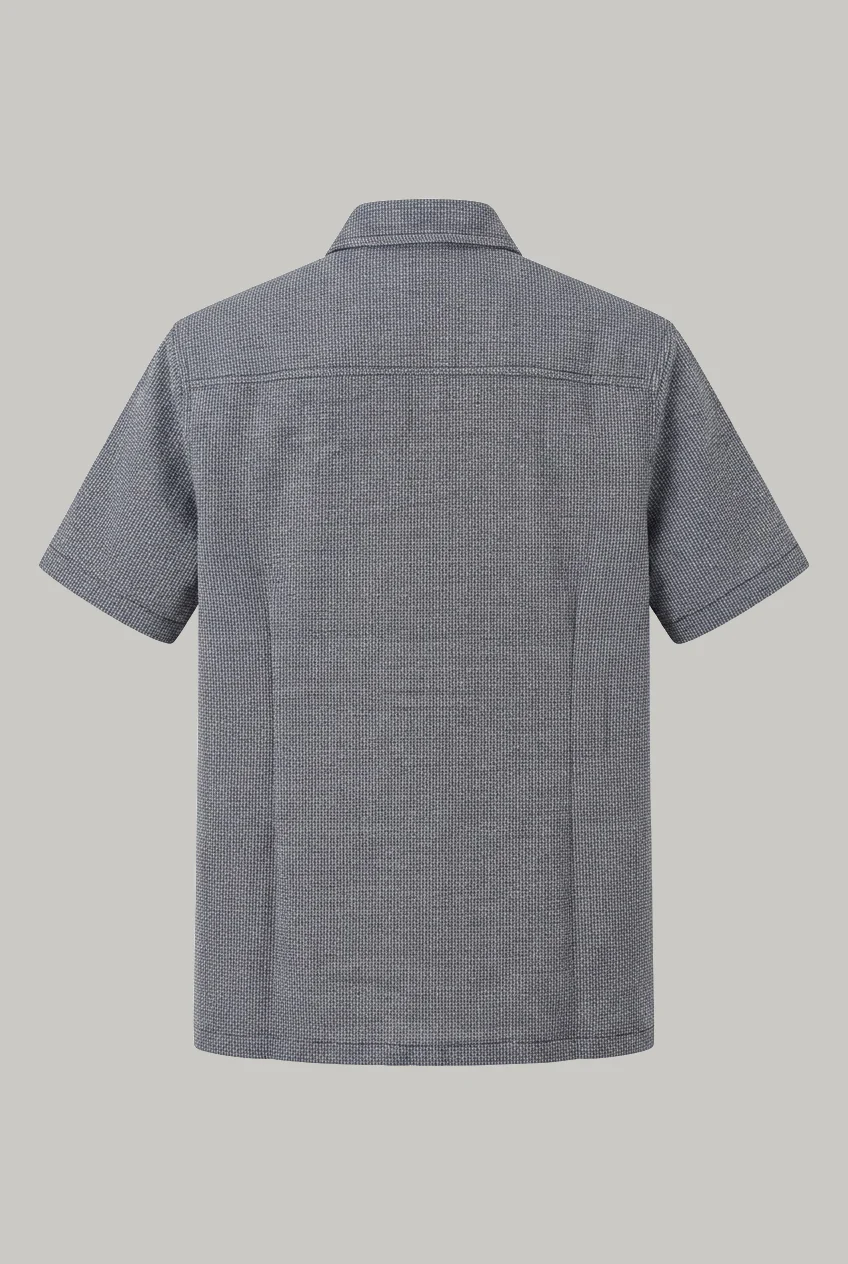 Bethnal Short Sleeve Shirt - Navy Tirreno - Image 2