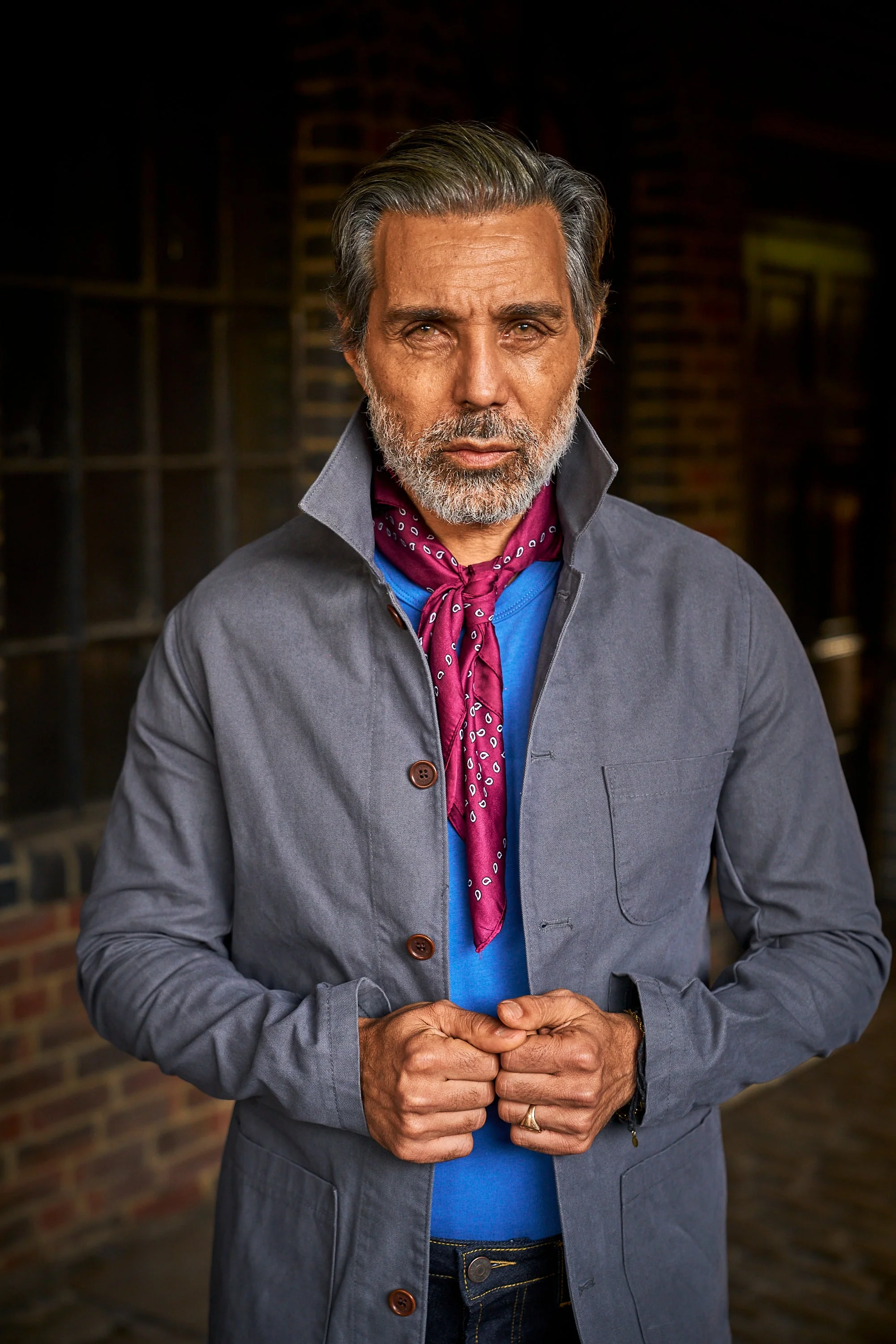 Chiltern Shacket - Grey Canvas
