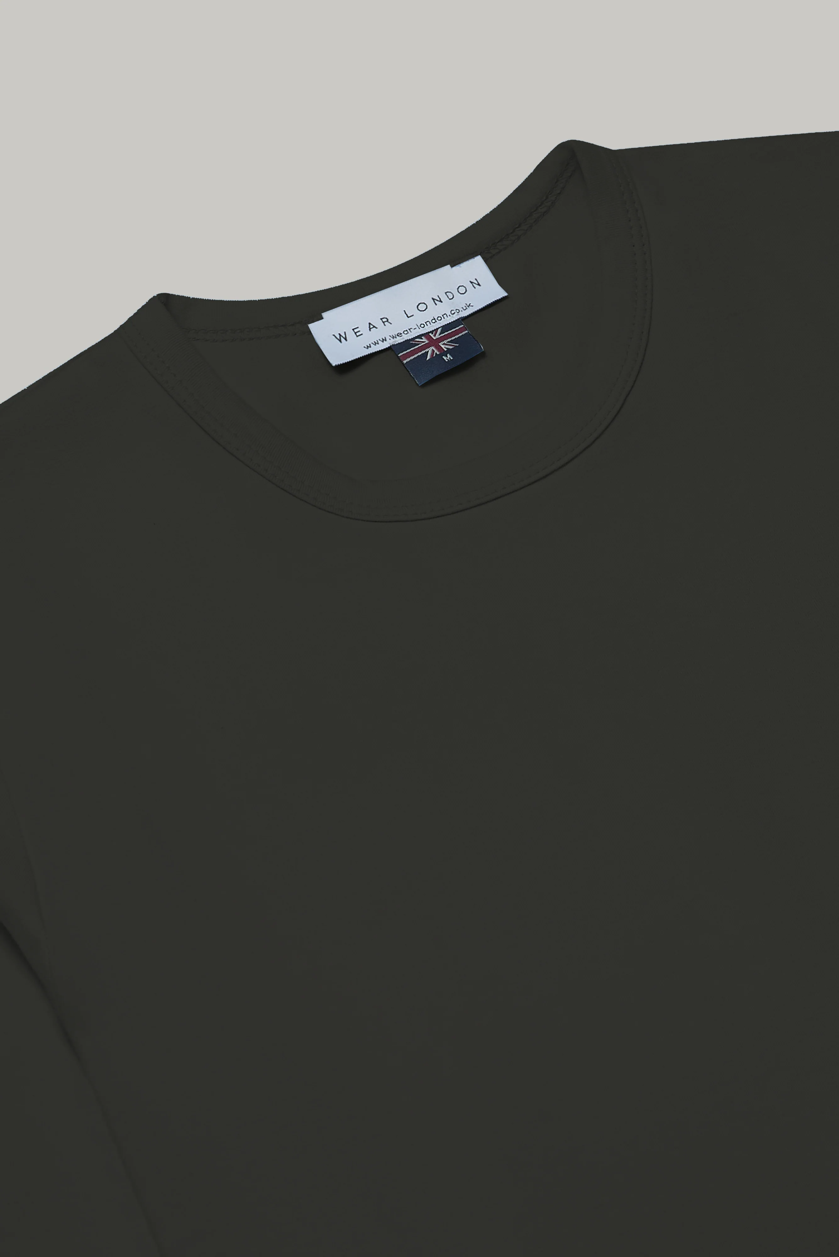 Hoxton Raglan Sleeve Fitted T-shirt - Chocolate - Image 5