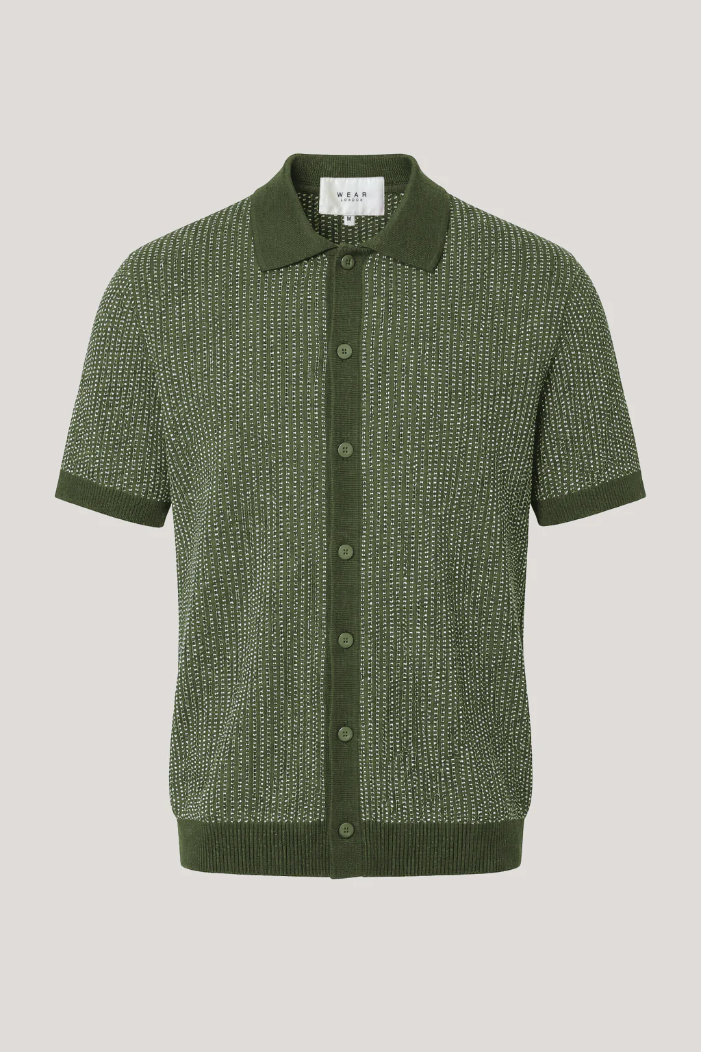 Lambeth - Button Through Knitwear - Olive - Image 2