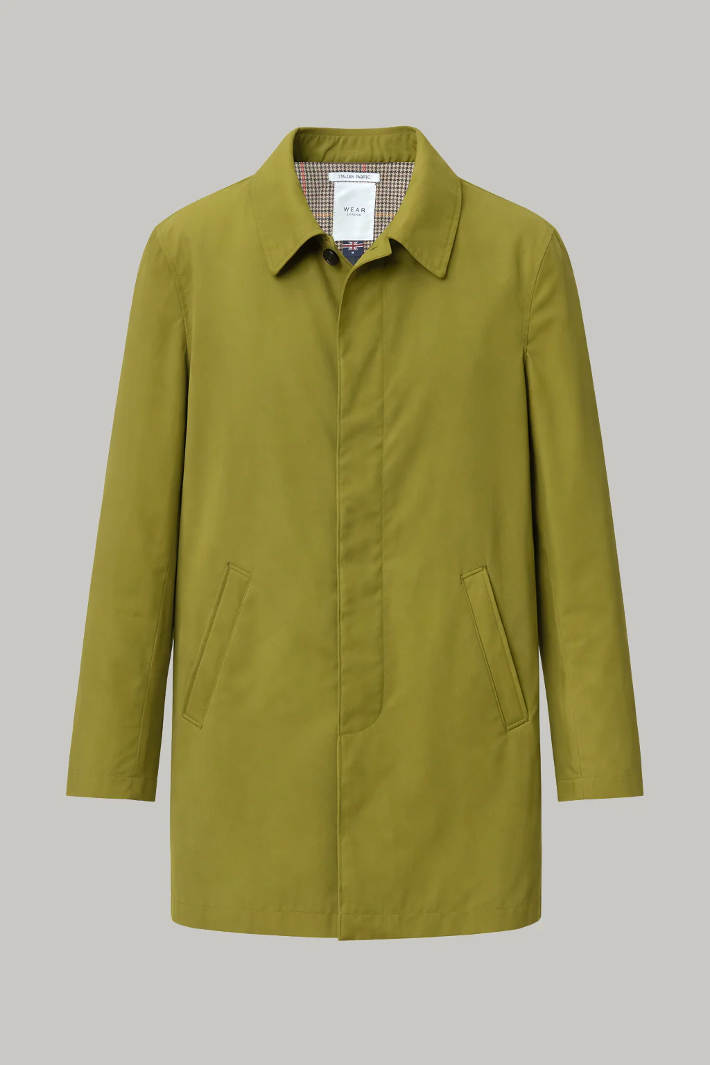 London Spring Lined Rain Mac - Dark Pistachio - Image 2