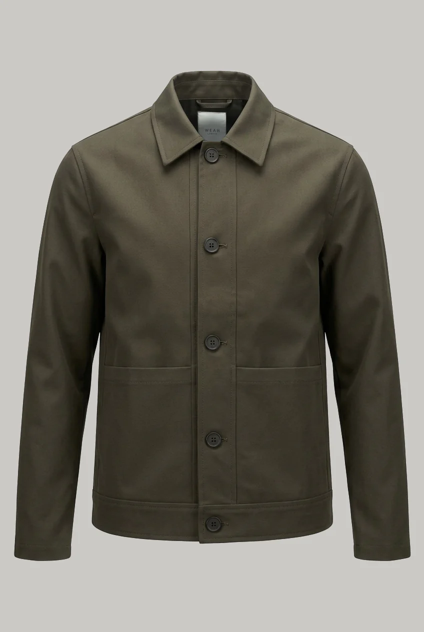 Regency Shacket - Olive Dx