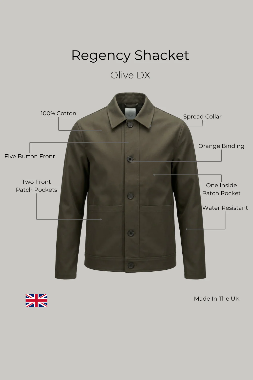 Regency Shacket - Olive Dx - Image 3