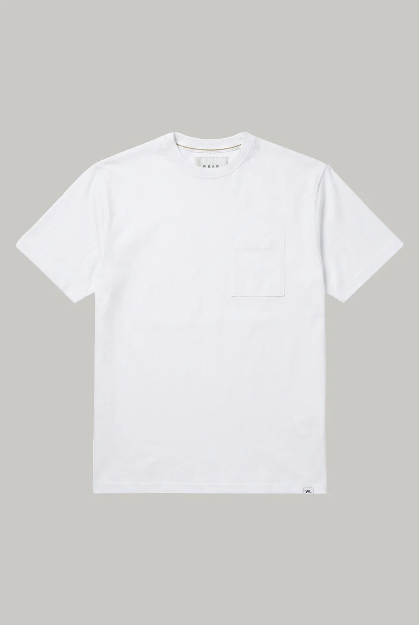 Ronan - Pocket T shirt - Optic White