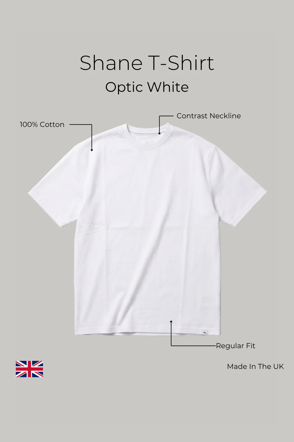 Shane - T shirt - Optic White - Image 3