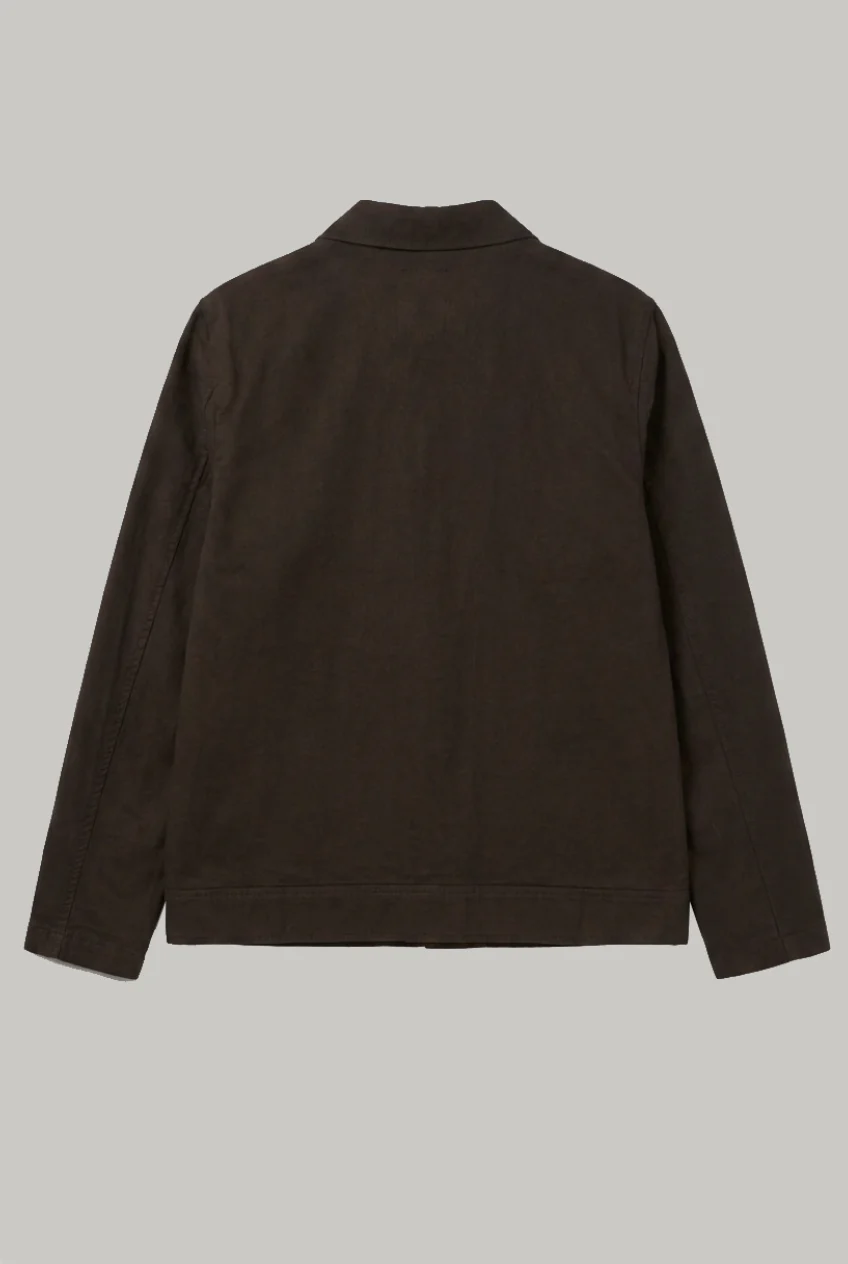 The Bermondsey - Cotton Linen Two Piece Suit - Chocolate - Image 5