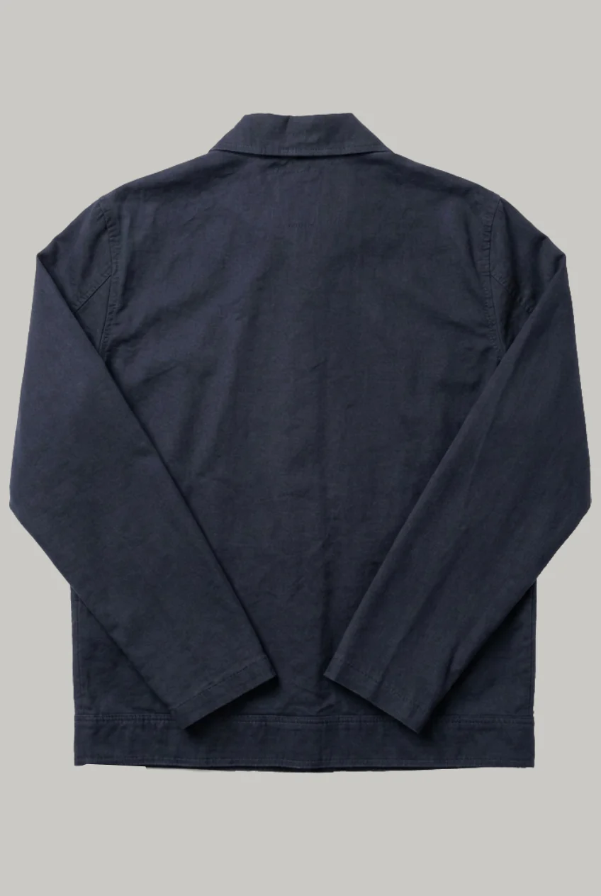 The Bermondsey - Cotton Linen Two Piece Suit - Navy - Image 3