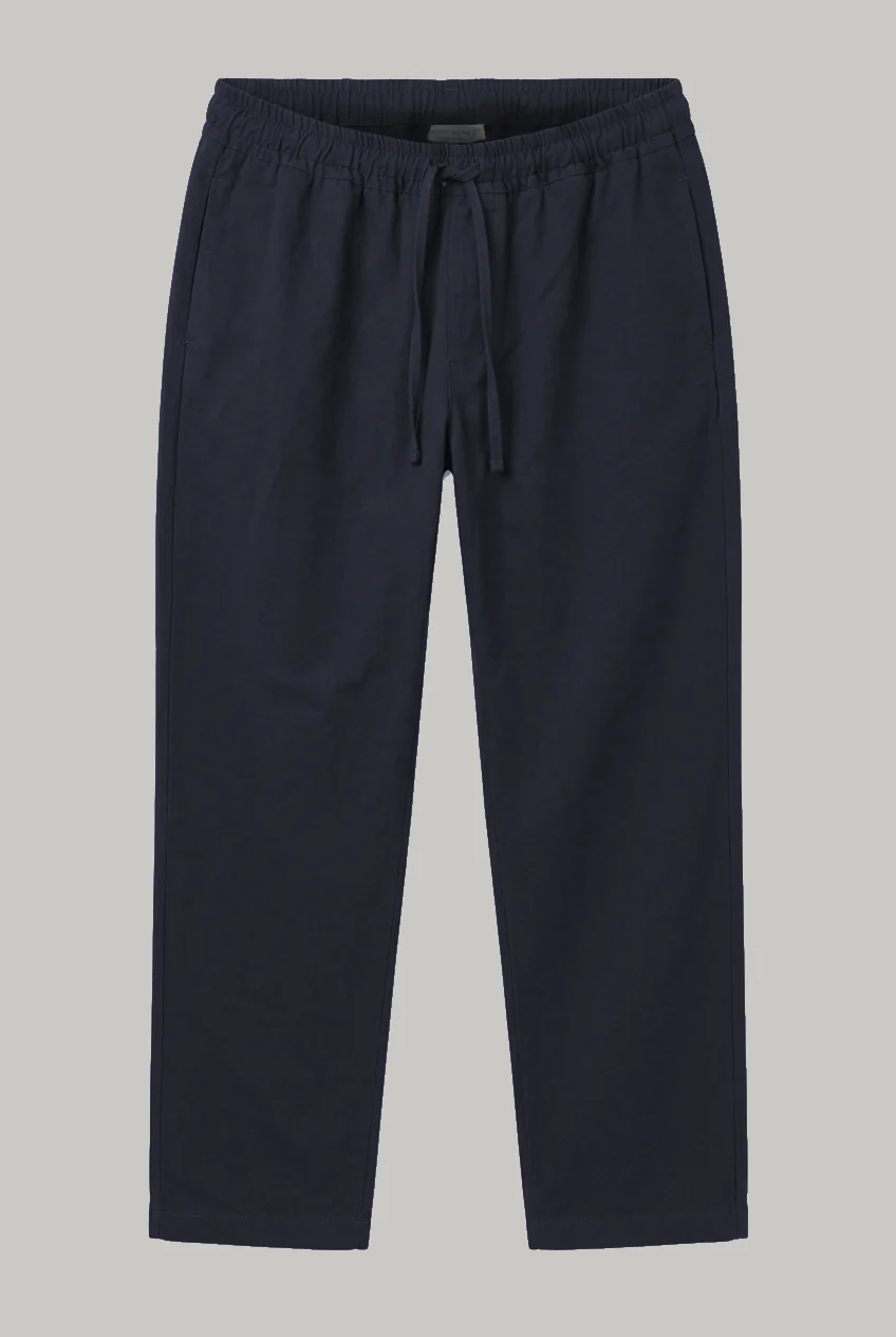 The Bermondsey - Cotton Linen Two Piece Suit - Navy - Image 4