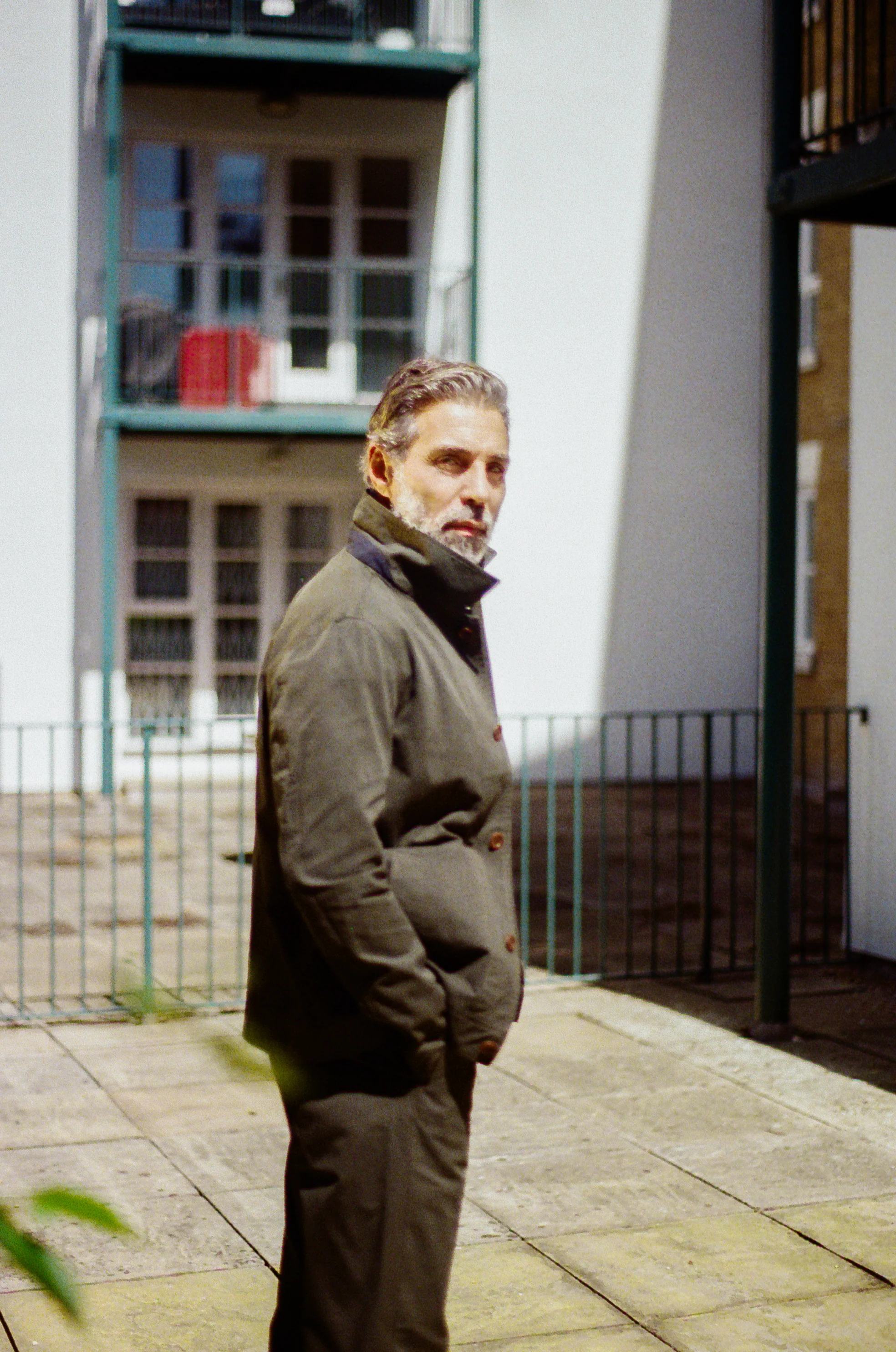 The Bermondsey - Cotton Linen Two Piece Suit -Olive - Image 4