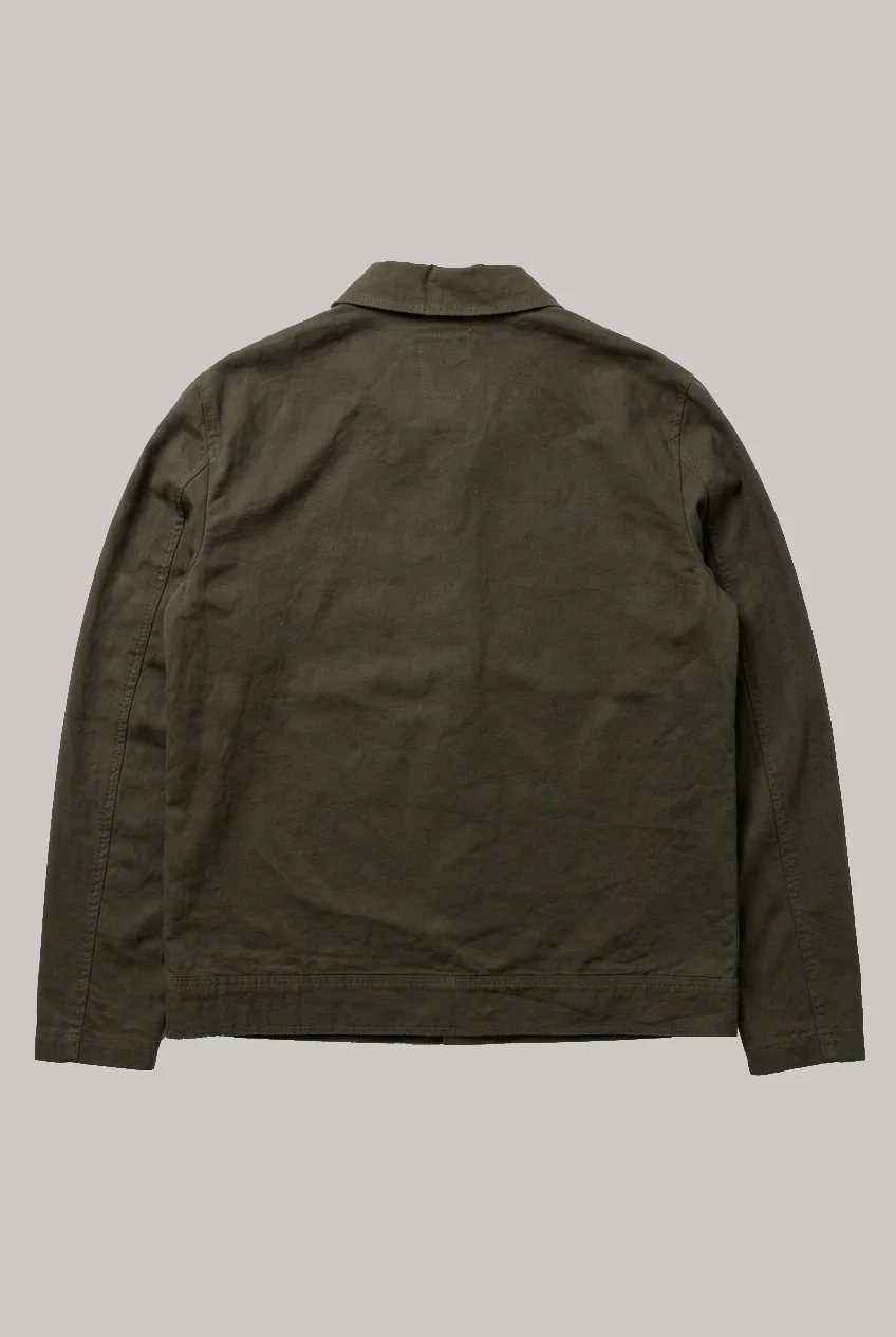 The Bermondsey - Cotton Linen Two Piece Suit -Olive - Image 5