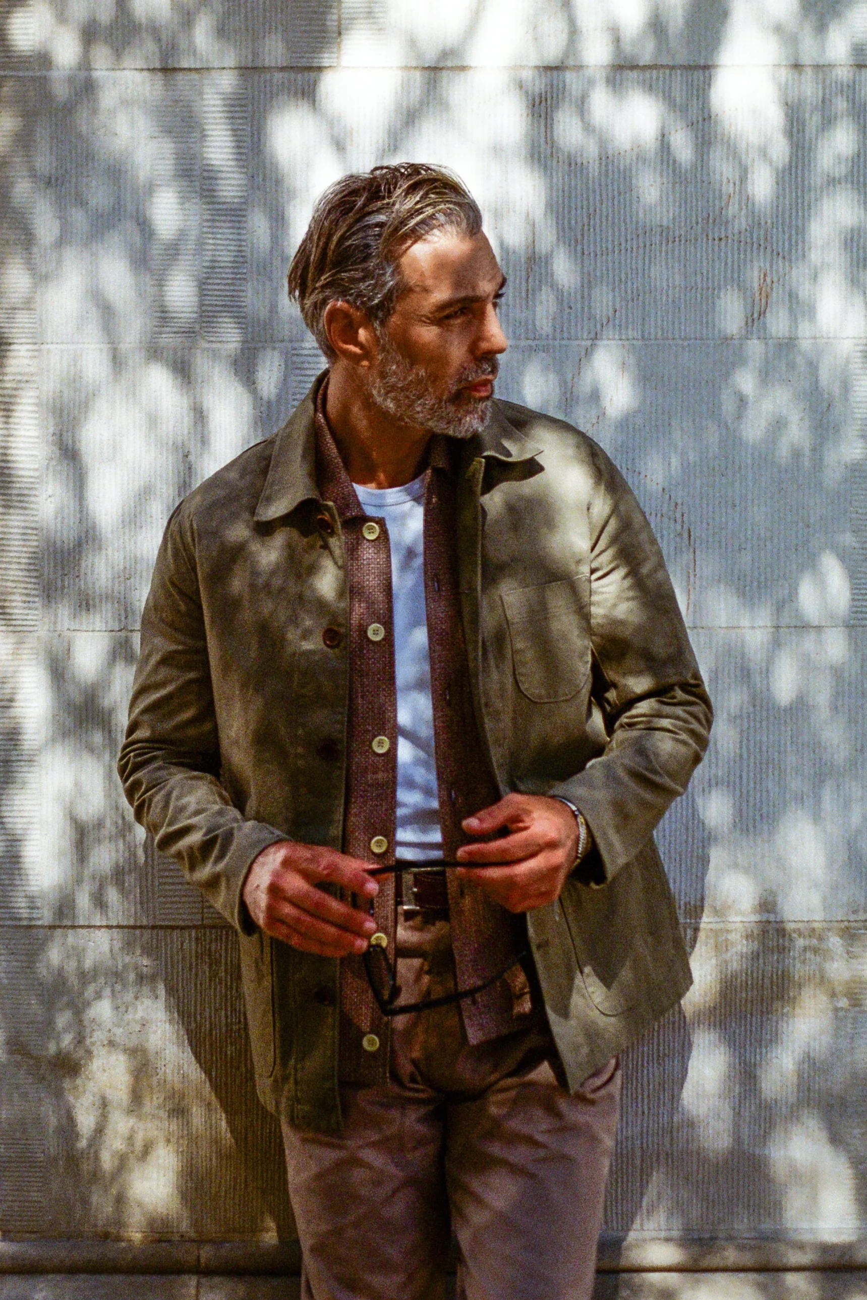 Chiltern Shacket - Olive Canvas