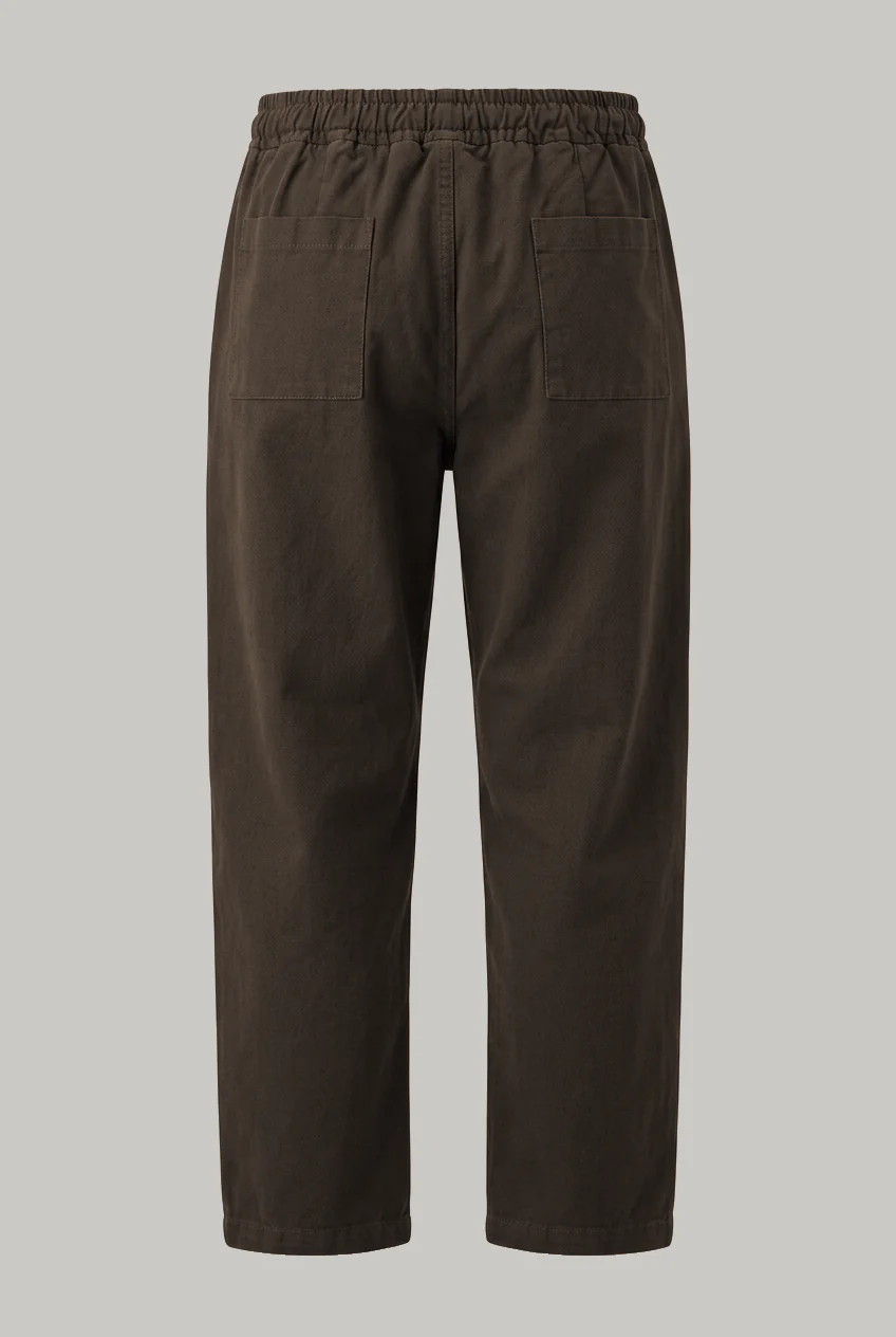 The Whitechapel - Cotton Linen Two Piece Suit - Chocolate - Image 5