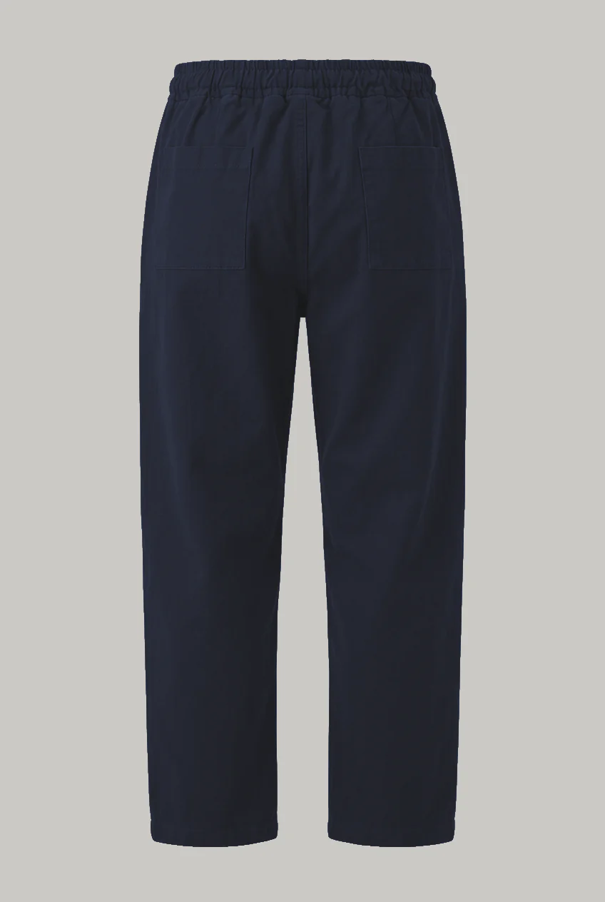 The Whitechapel - Cotton Linen Two Piece Suit - Navy - Image 5