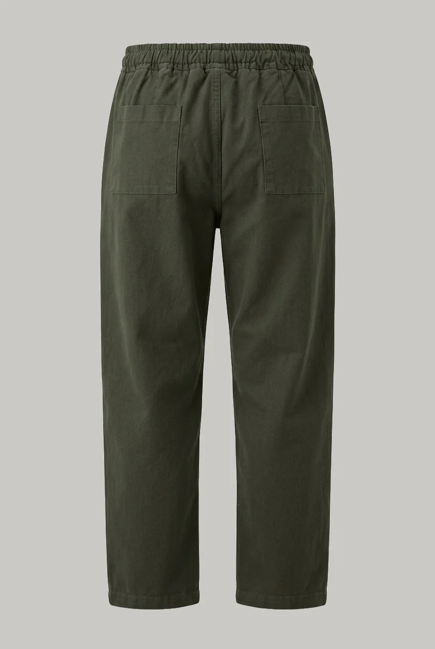 The Whitechapel - Cotton Linen Two Piece Suit - Olive - Image 5