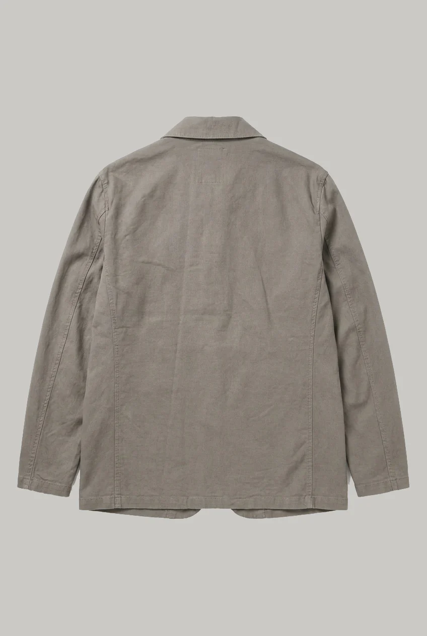 The Whitechapel - Cotton Linen Two Piece Suit - Stone - Image 3