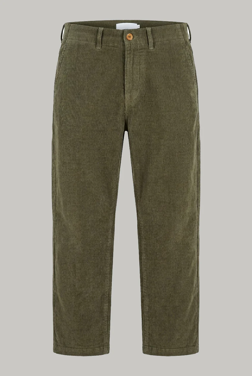 Wentworth Trouser - Olive Cord